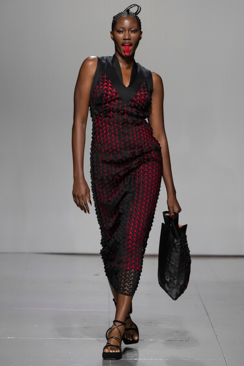 chet lo london fashion week runway interview clothes black