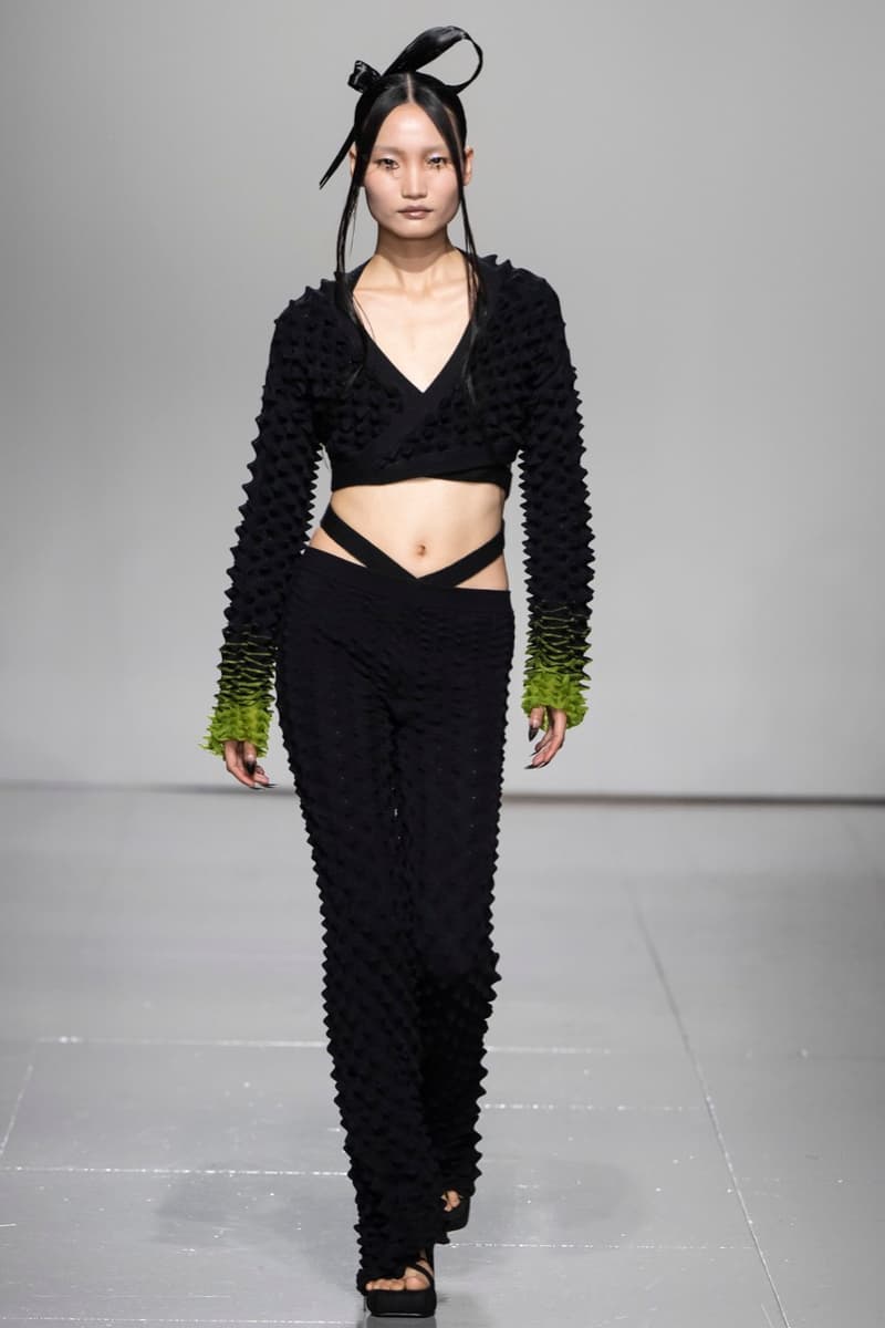 chet lo london fashion week runway interview clothes black