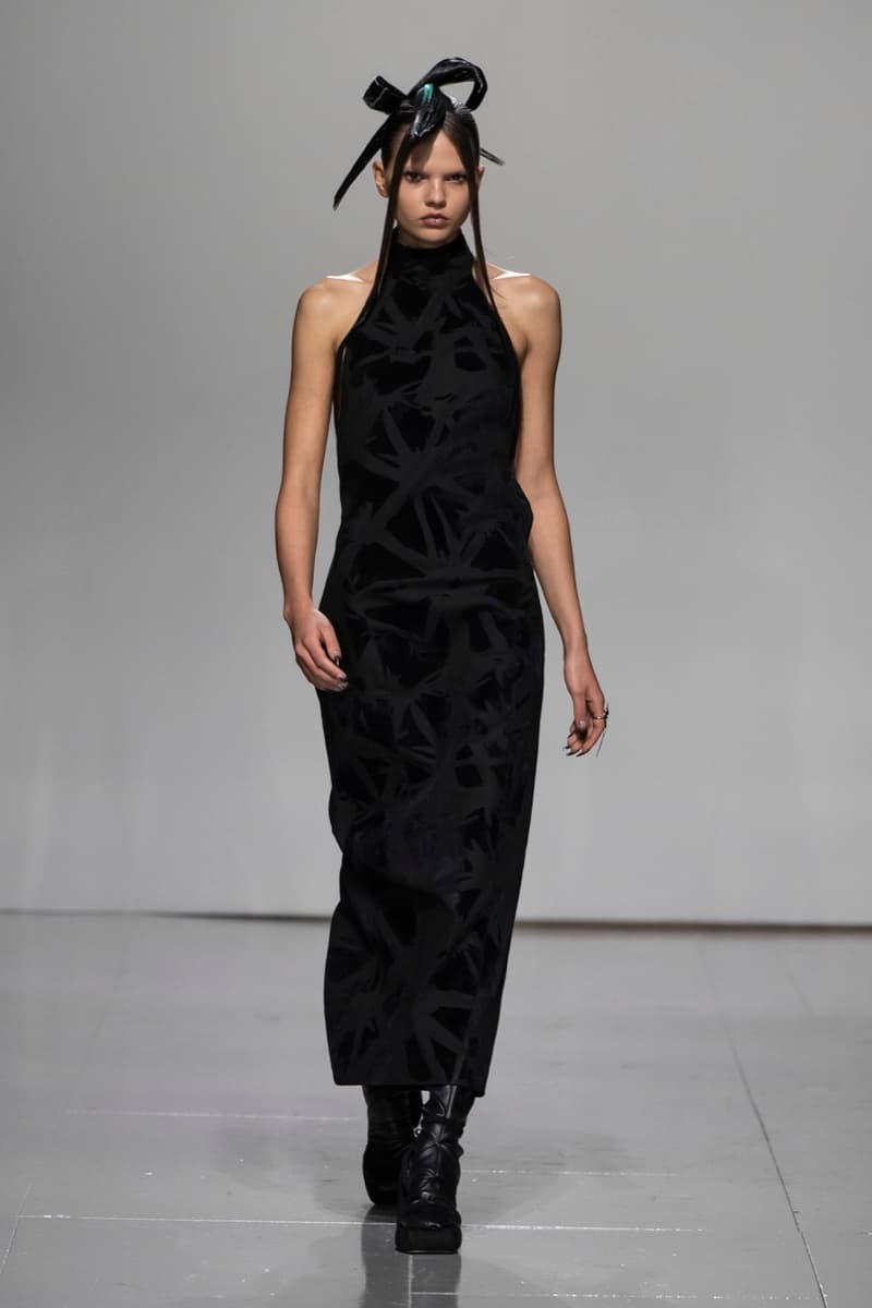 chet lo london fashion week runway interview clothes black