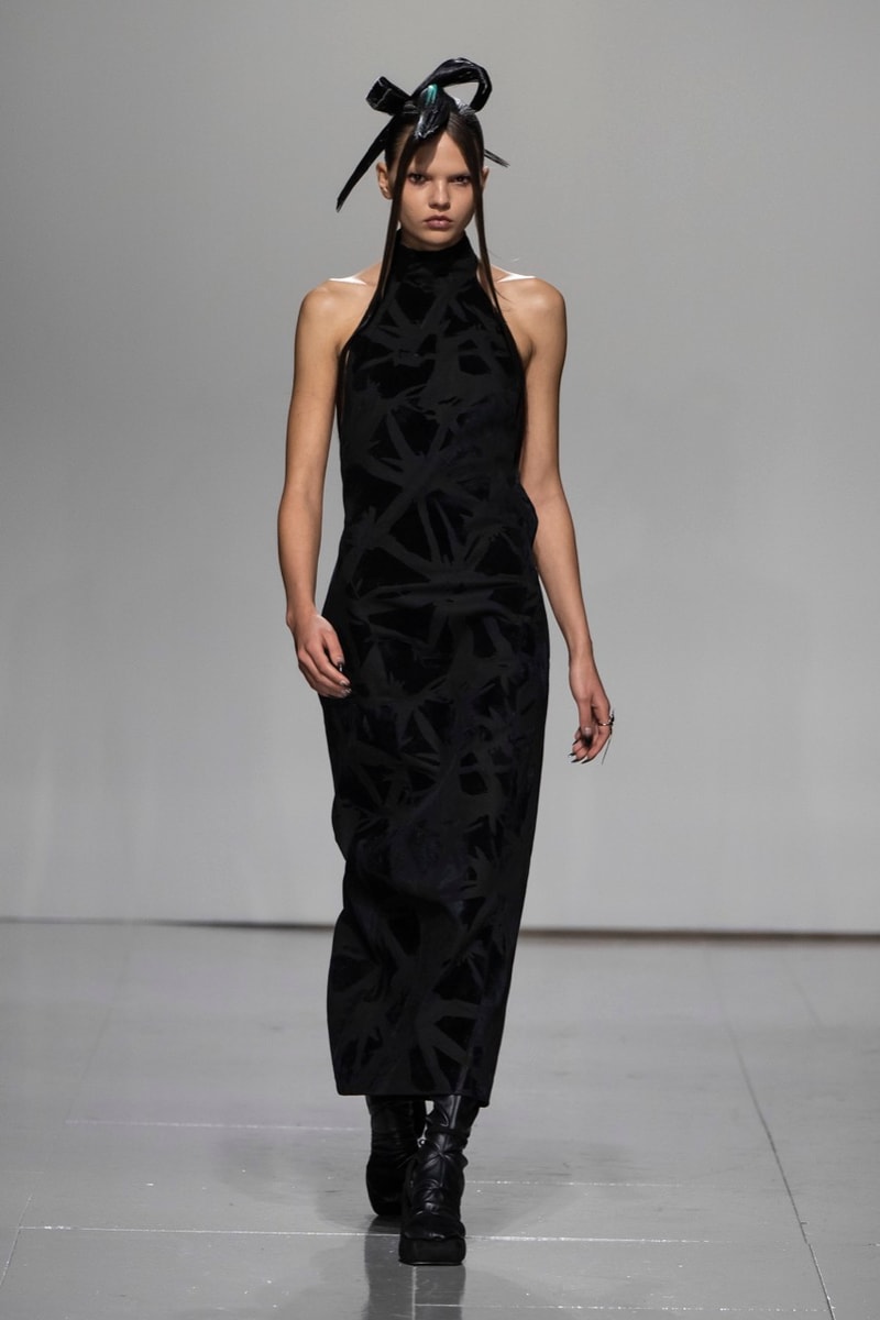 chet lo london fashion week runway interview clothes black