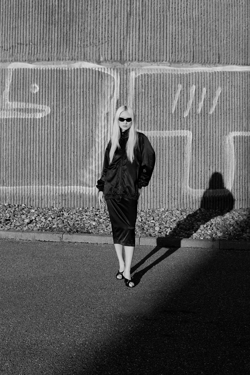 wood wood spring summer 2023 peggy guggenheim artist workwear carpenter's pants denim jackets dresses copenhagen 