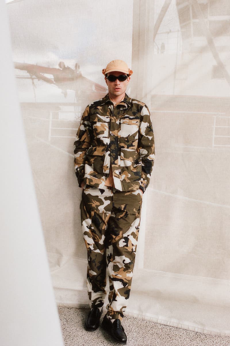 wood wood spring summer 2023 peggy guggenheim artist workwear carpenter's pants denim jackets dresses copenhagen 