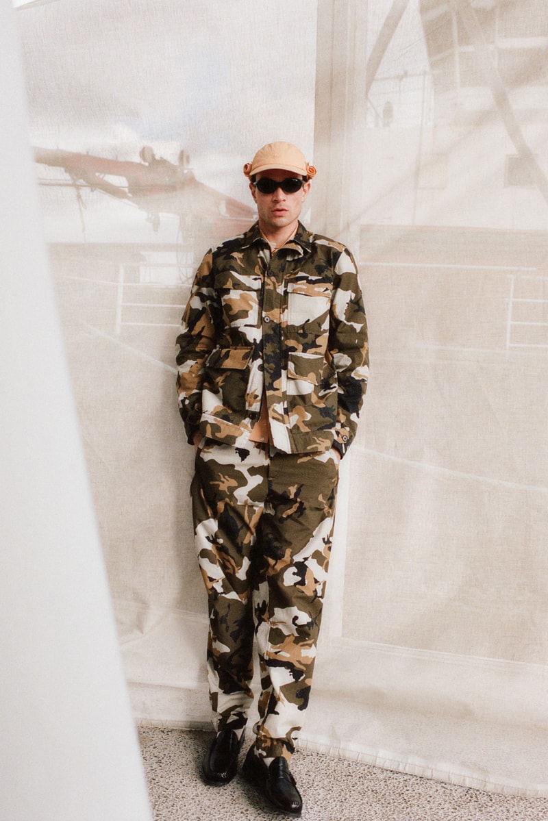 wood wood spring summer 2023 peggy guggenheim artist workwear carpenter's pants denim jackets dresses copenhagen 