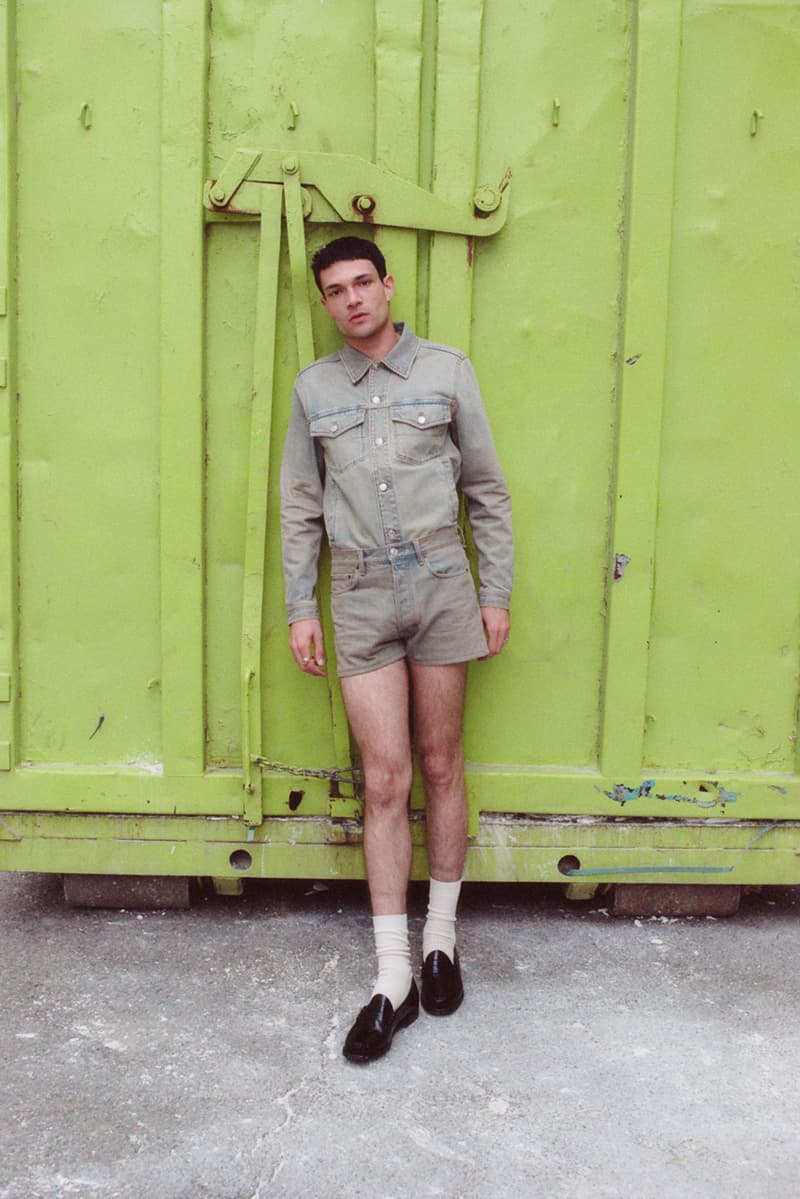 wood wood spring summer 2023 peggy guggenheim artist workwear carpenter's pants denim jackets dresses copenhagen 