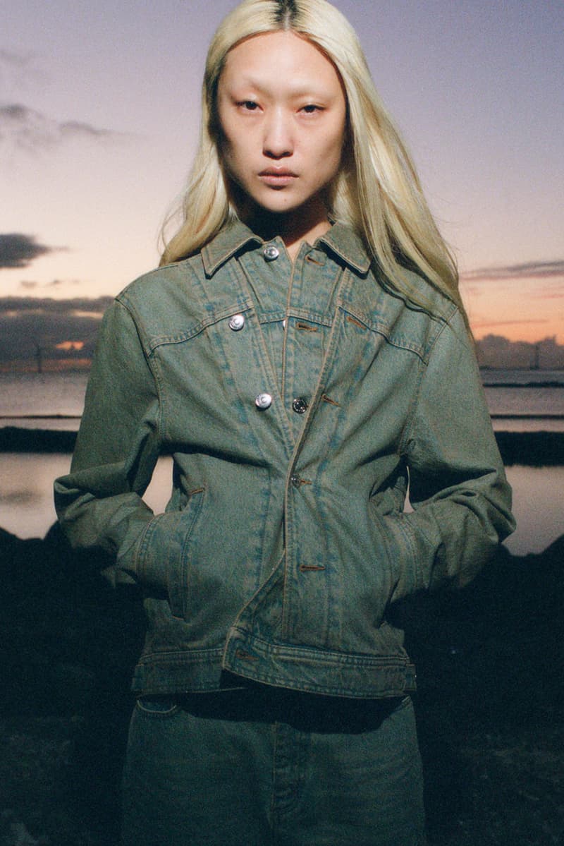 wood wood spring summer 2023 peggy guggenheim artist workwear carpenter's pants denim jackets dresses copenhagen 