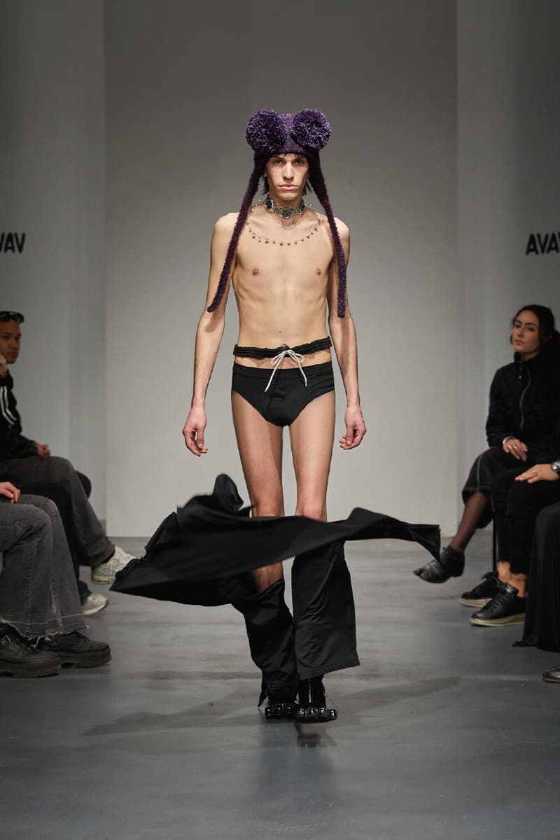 beate karlsson avavav milan fashion week runway clothes breaking models