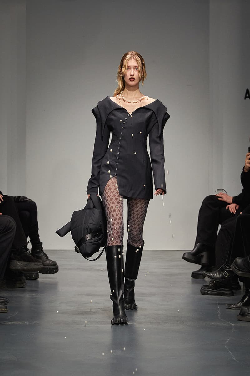 beate karlsson avavav milan fashion week runway clothes breaking models