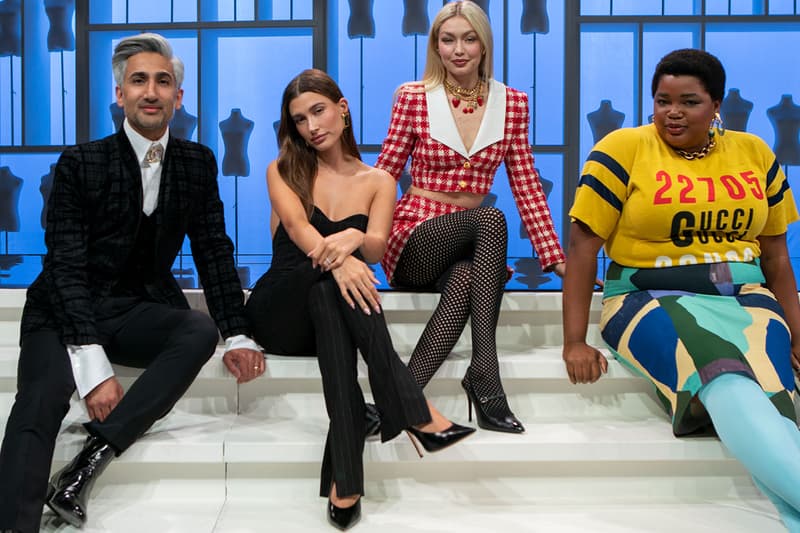 hailey bieber bella hadid versace next in fashion tv