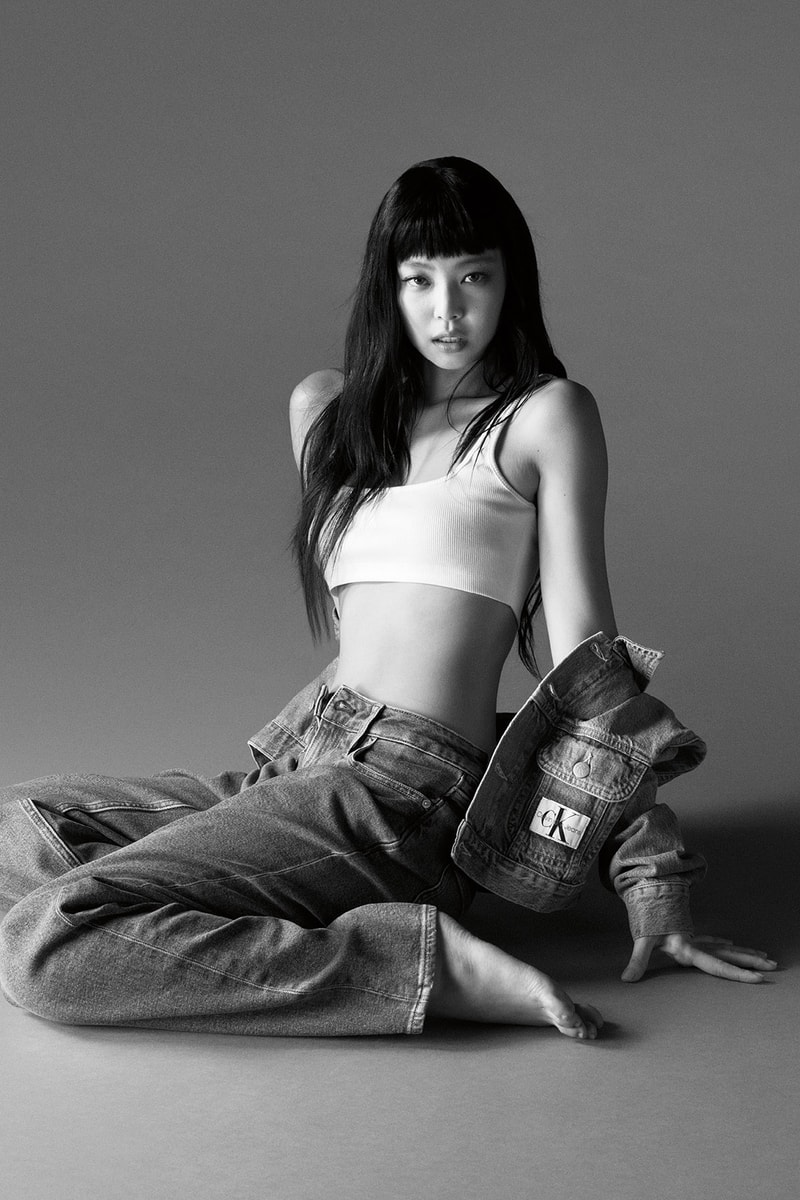 Jennie BLACKPINK Calvin Klein Spring Summer Campaign Underwear Images 