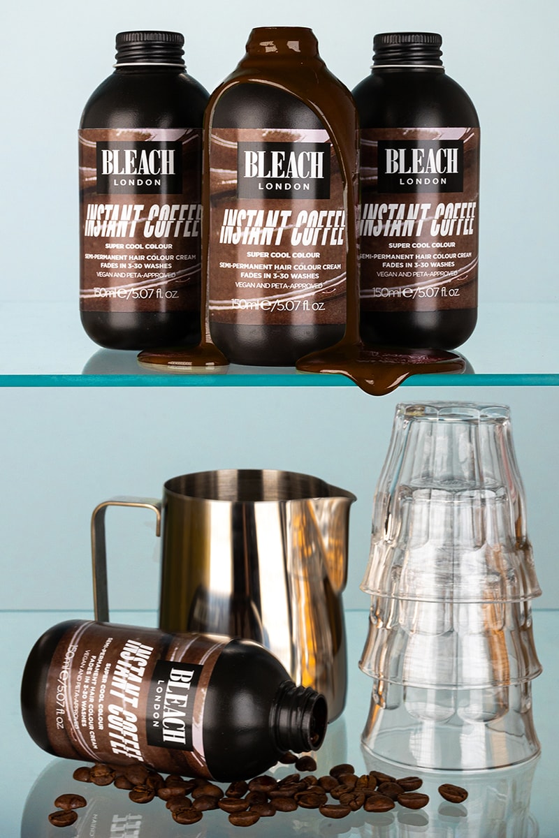 bleach london hair dye instant coffee brown blonde