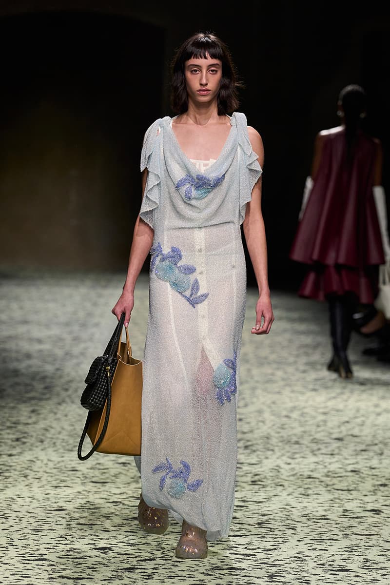 matthieu blazy bottega veneta milan fashion week runway green 