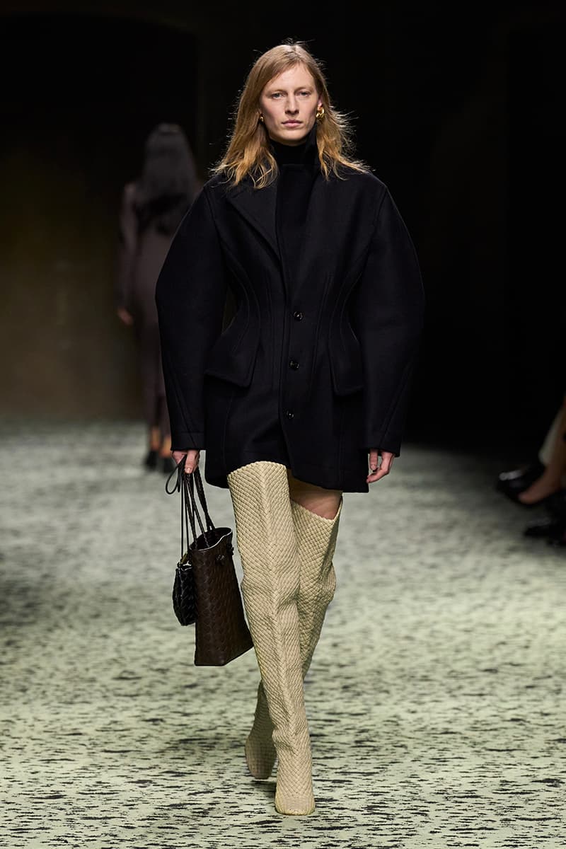 matthieu blazy bottega veneta milan fashion week runway green 