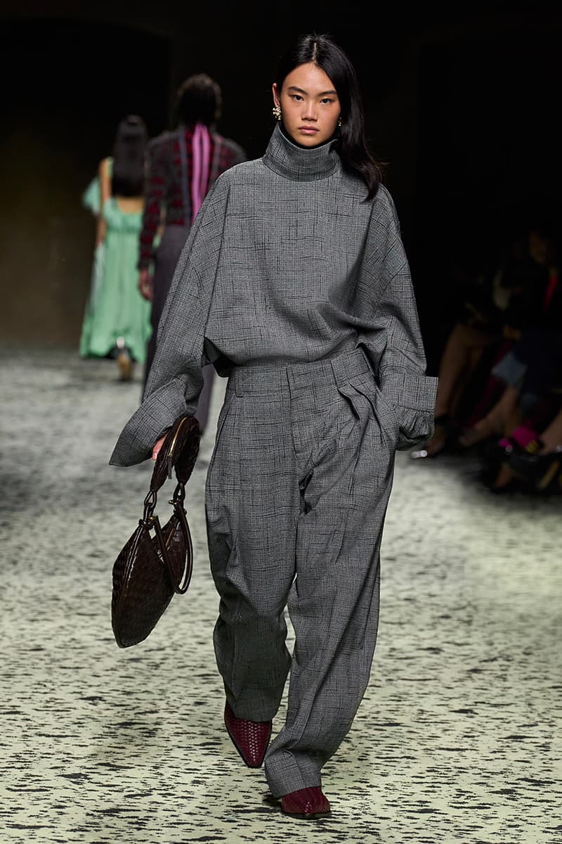 matthieu blazy bottega veneta milan fashion week runway green 