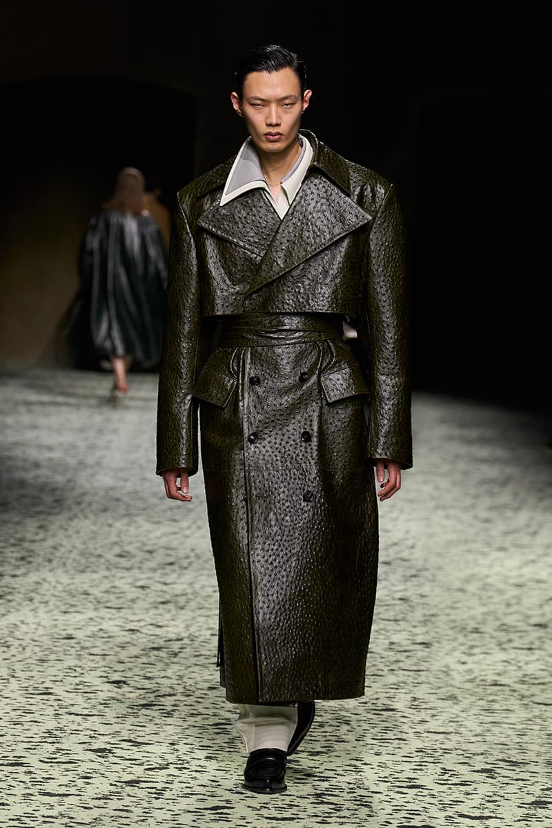 matthieu blazy bottega veneta milan fashion week runway green 