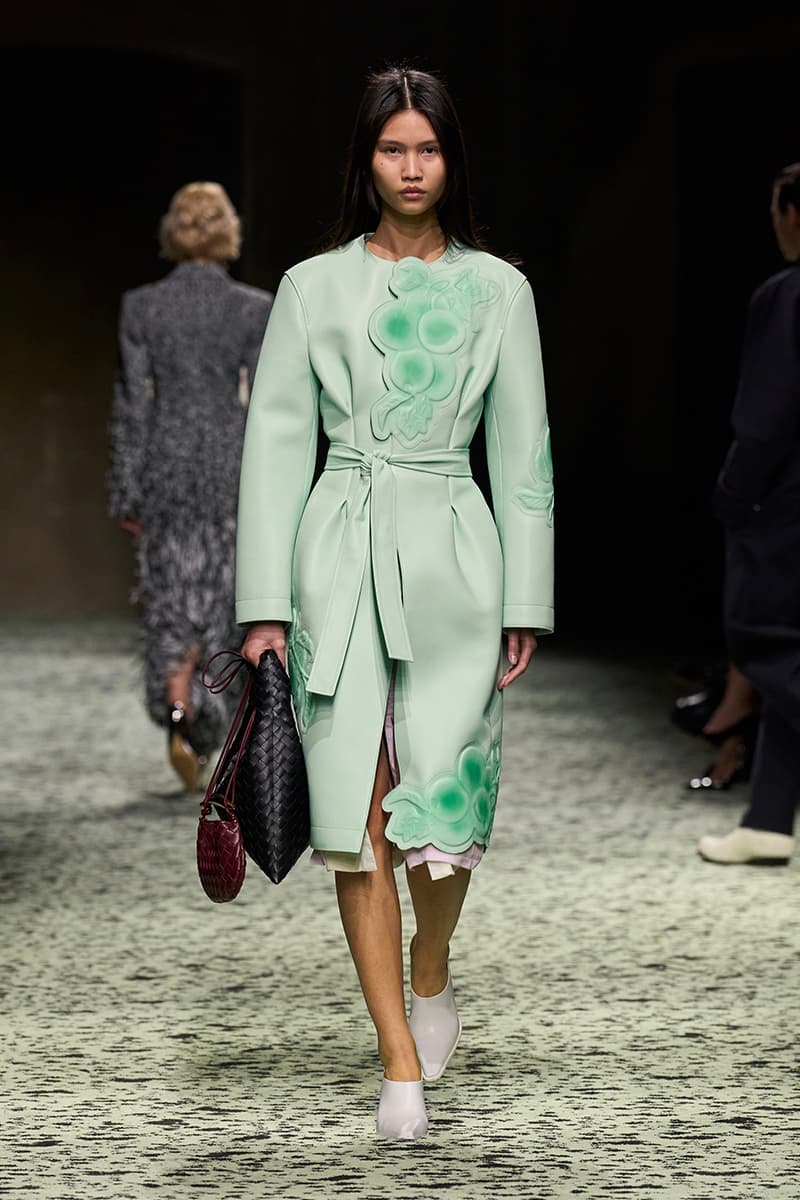 matthieu blazy bottega veneta milan fashion week runway green 
