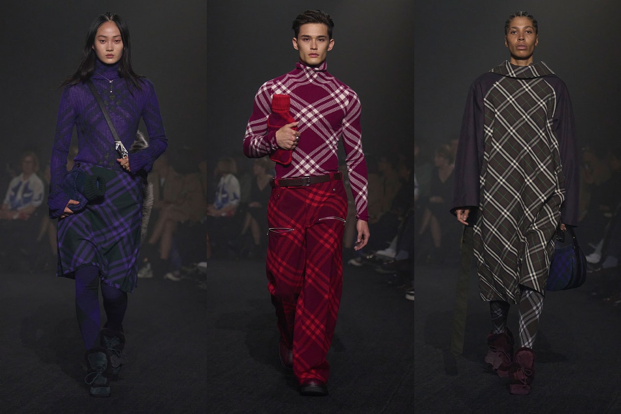 Burberry Daniel Lee Fall Winter Debut Runway London Fashion Week Images Highlights