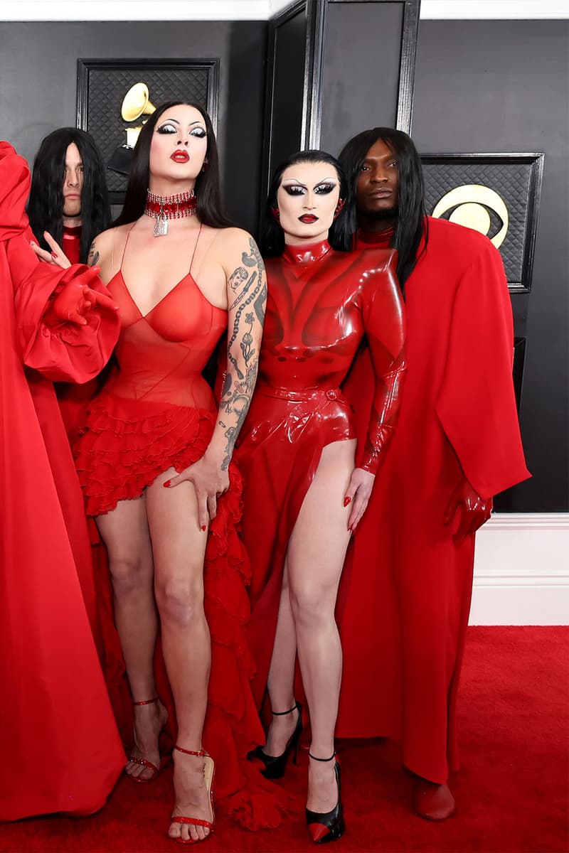 Grammys 2023 Red Carpet Best Dressed Celebrities Kim Petras, Sam Smith, Violet Chachki and Gottmik