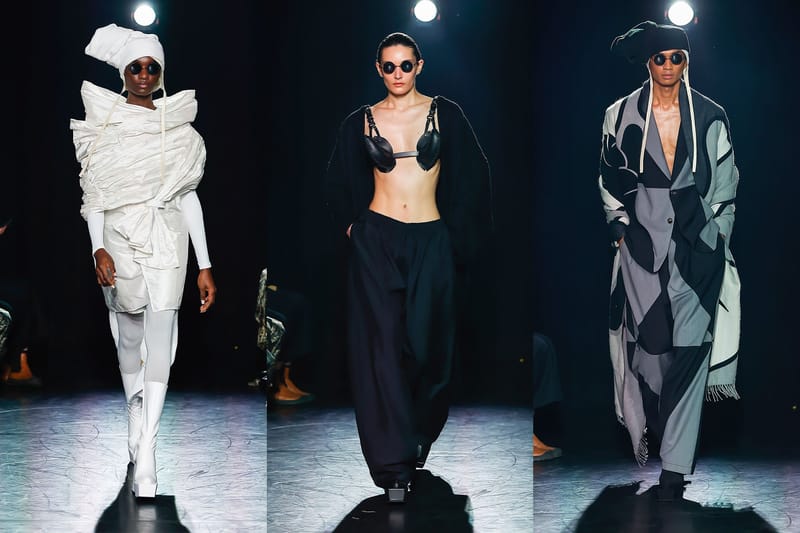 Edward Crutchley's FW23 Collection Takes Us on a Psychedelic Trip in Black and White