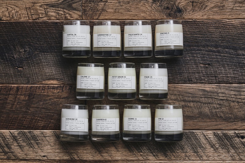 le labo candle fragrance perfume box label