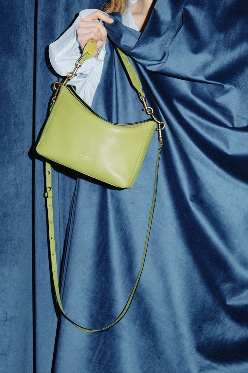 liebeskind berlin ss23 campaign cinema Gina Stiebitz Leo Altaras Larger than life handbags alma chelsea paper alessa 