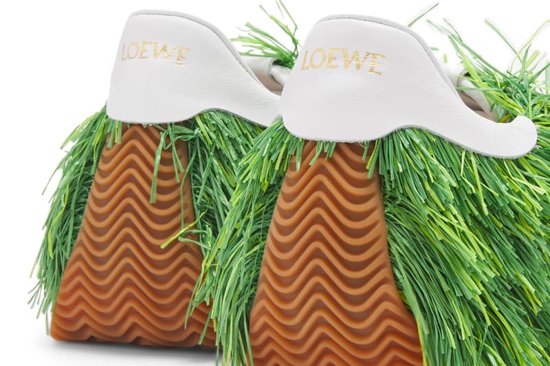 Loewe Grass Sneakers Spring Summer Mens Raffia Release Price Images