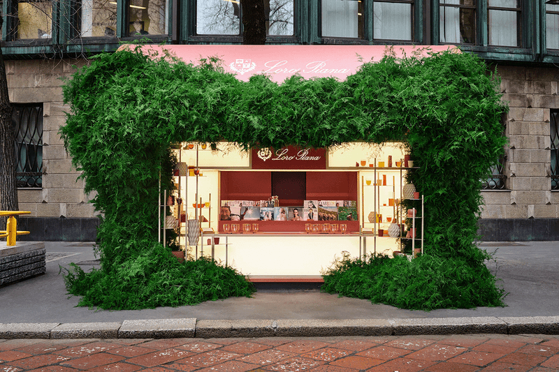 Loro Piana, Milan Fashion Week, Coffee, Popups, activation, cashmere, MFW , fw23