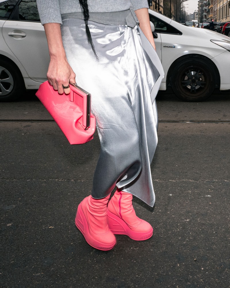 Best Street Style Milan Fashion Week FW23 Outfits Images Diesel Prada 