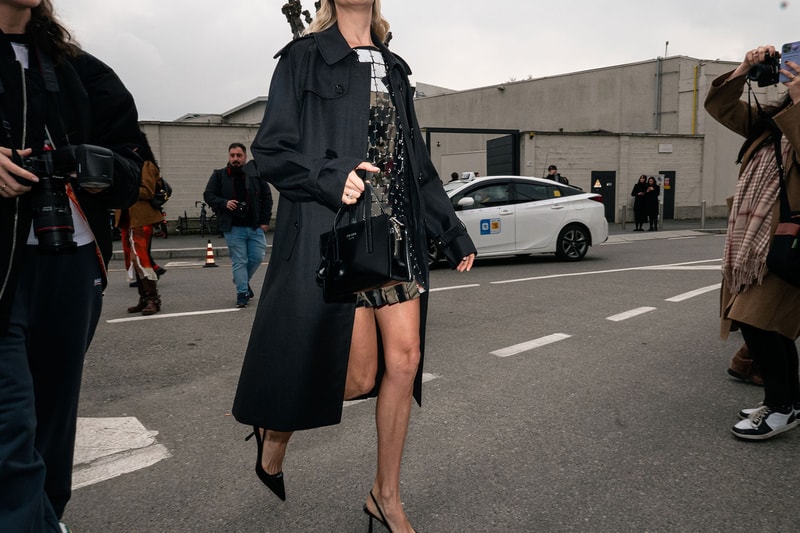 Best Street Style Milan Fashion Week FW23 Outfits Images Diesel Prada 