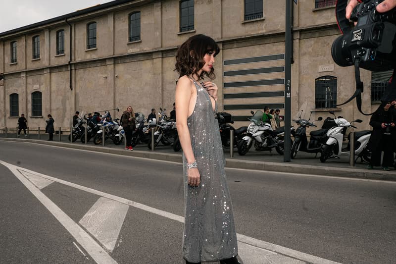 Best Street Style Milan Fashion Week FW23 Outfits Images Diesel Prada 