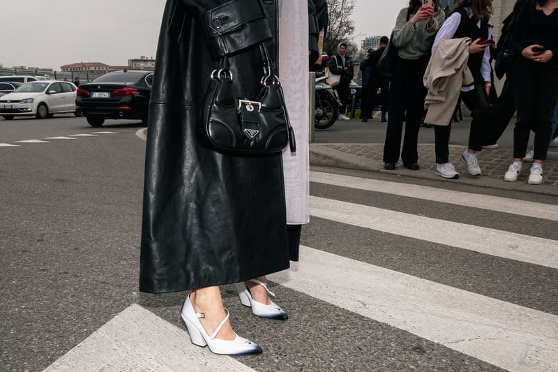 Best Street Style Milan Fashion Week FW23 Outfits Images Diesel Prada 