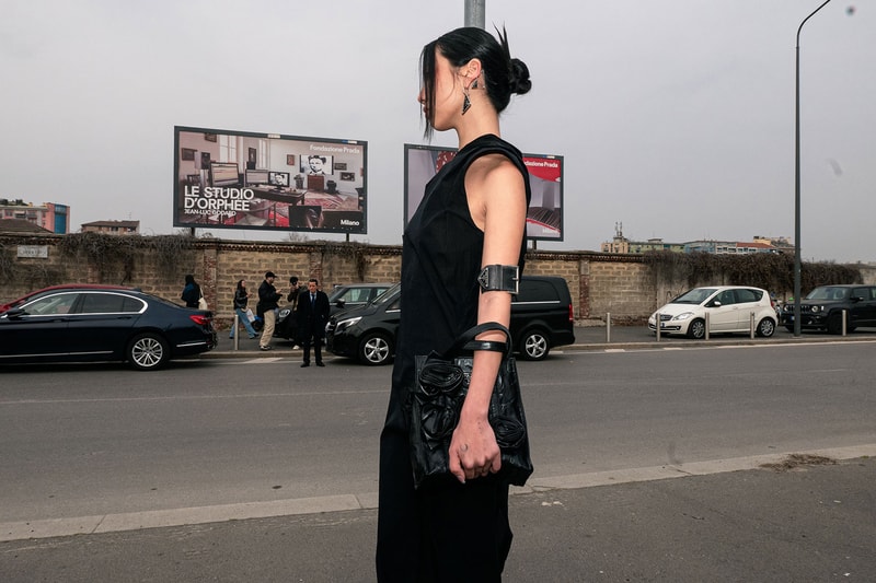 Best Street Style Milan Fashion Week FW23 Outfits Images Diesel Prada 
