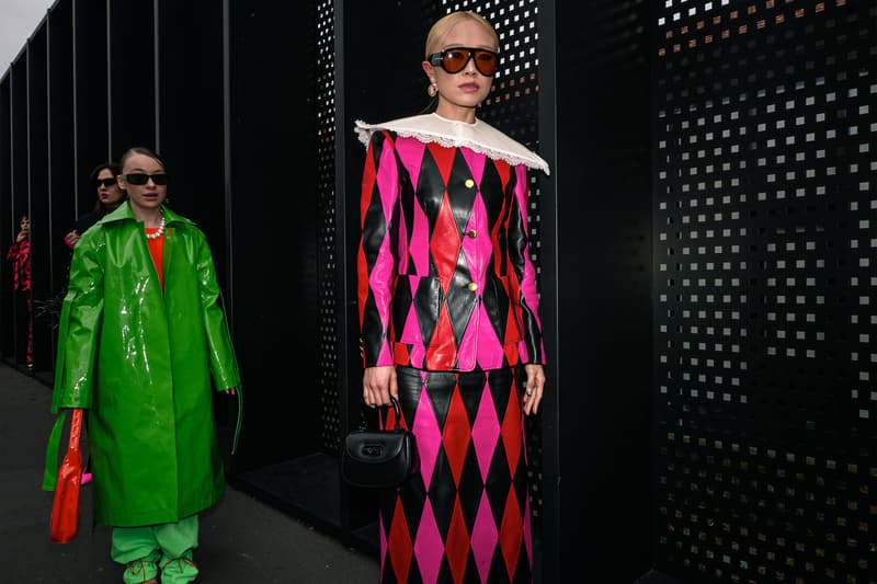 Best Street Style Milan Fashion Week FW23 Outfits Images Diesel Prada 