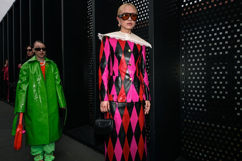 Best Street Style Milan Fashion Week FW23 Outfits Images Diesel Prada 