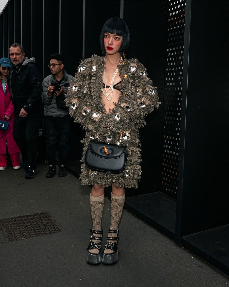 Best Street Style Milan Fashion Week FW23 Outfits Images Diesel Prada 