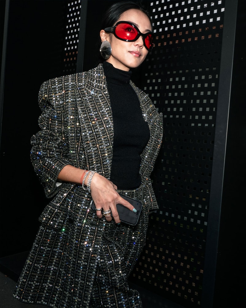 Best Street Style Milan Fashion Week FW23 Outfits Images Diesel Prada 