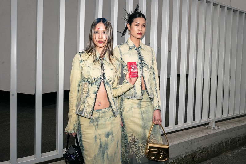 Best Street Style Milan Fashion Week FW23 Outfits Images Diesel Prada 