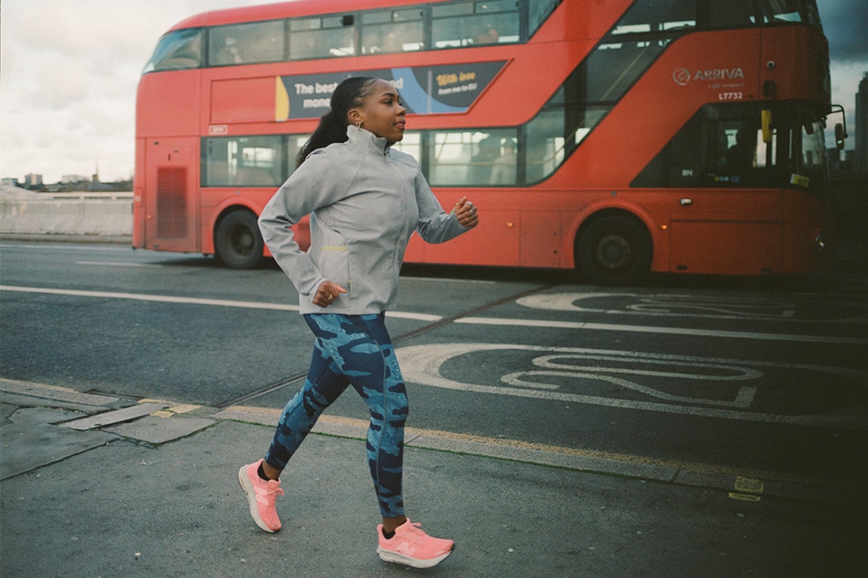 new balance running runlock sneakers challenge rewards health marathon Michelle Dzumbunu Emma Oudiou Anna-Luisa Ruther campaign hypebeast