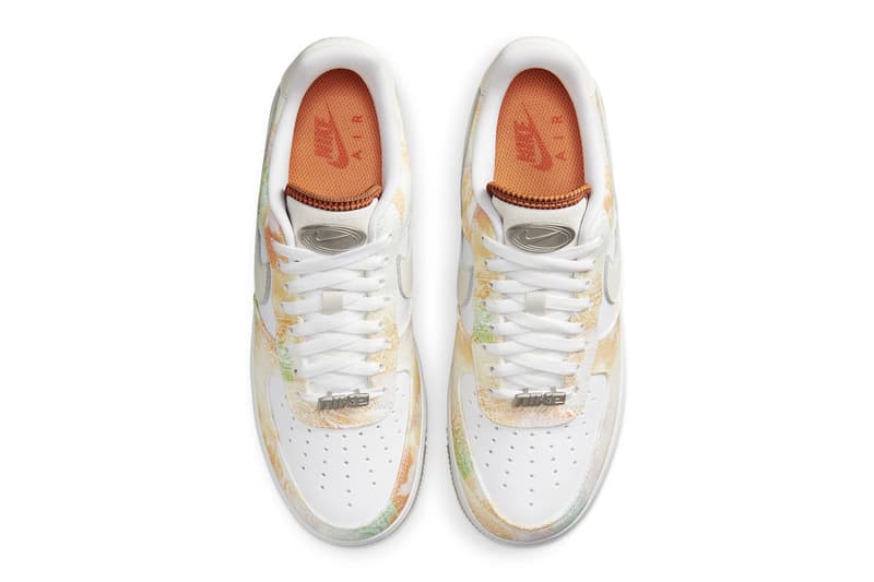 nike air force 1 low womens paisley print pastel colors sneaker