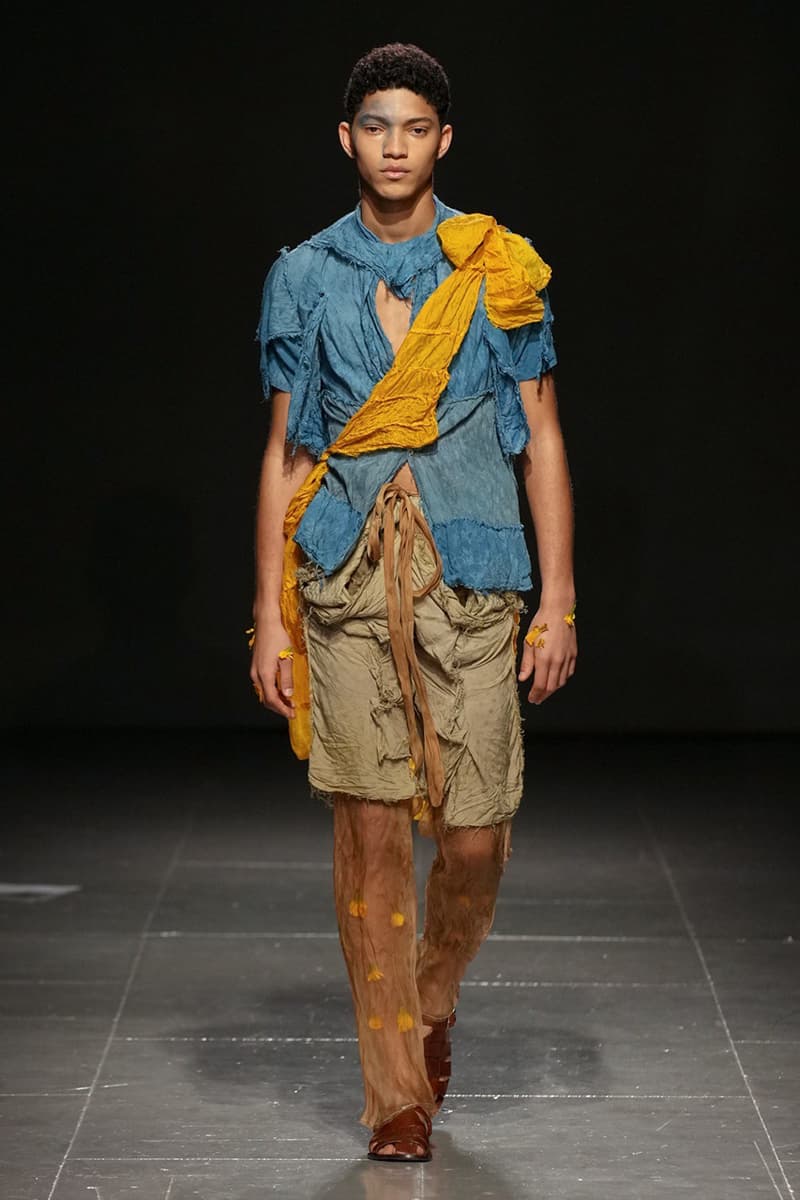 paolo carzana fall winter 2023 runway collection london fashion week