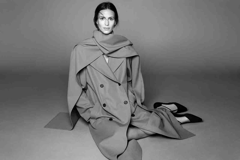 toteme steven meisel spring summer 2023 collection look book Jeanne Cadieu Julia Nobis