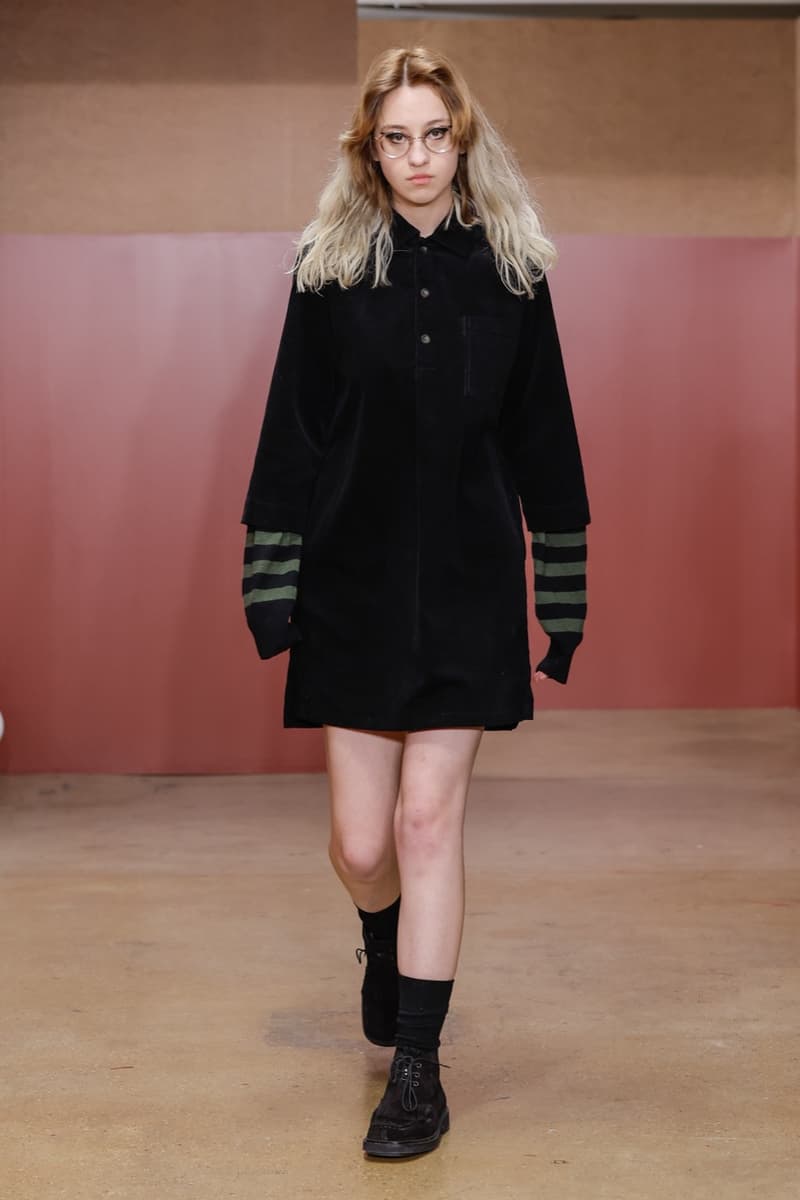 apc runway show france denim students university college