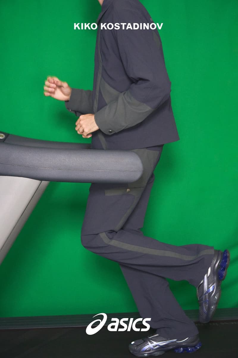 kiko kostadinov asics trainer collab blue black