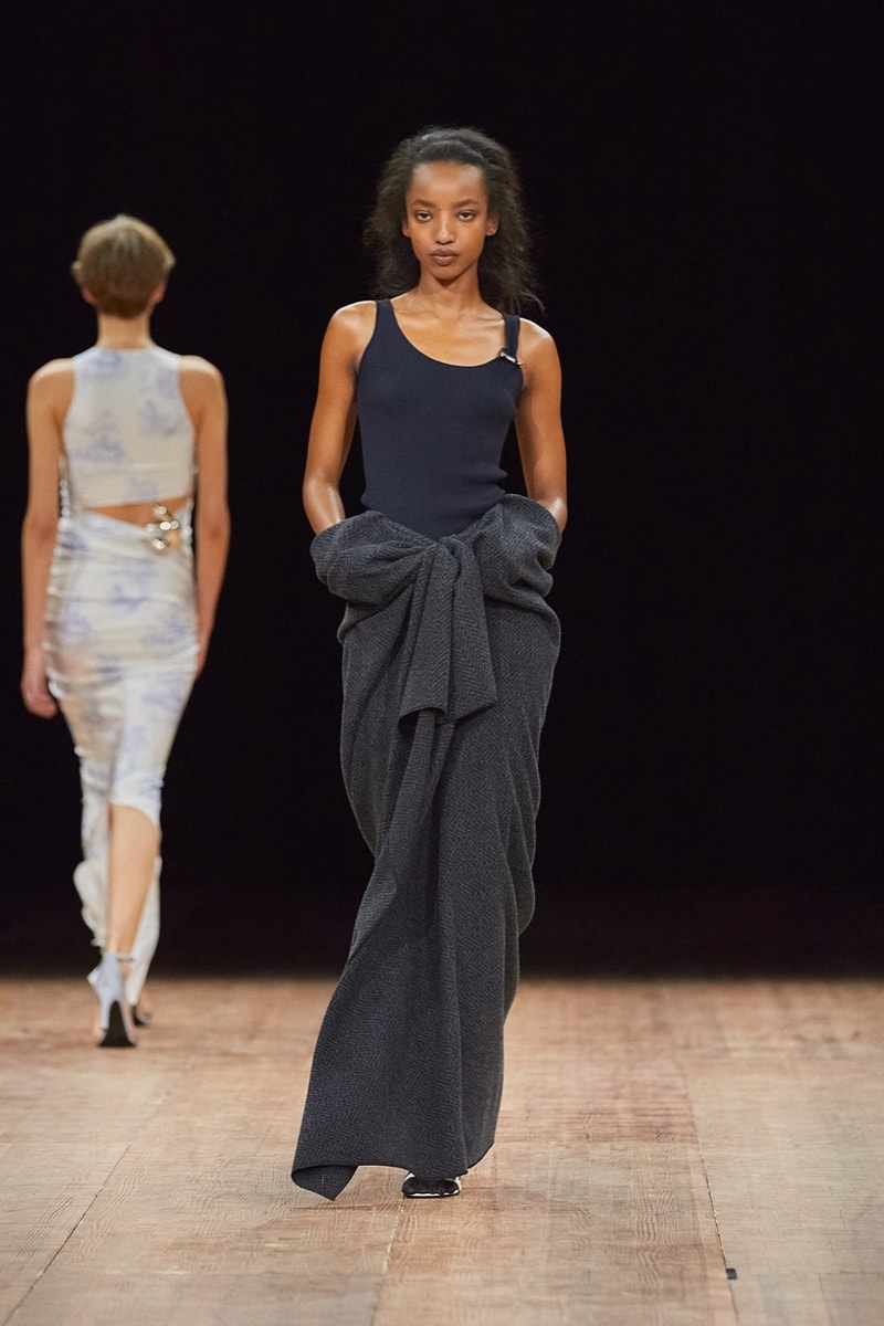 coperni paris fashion week runway robots dresses