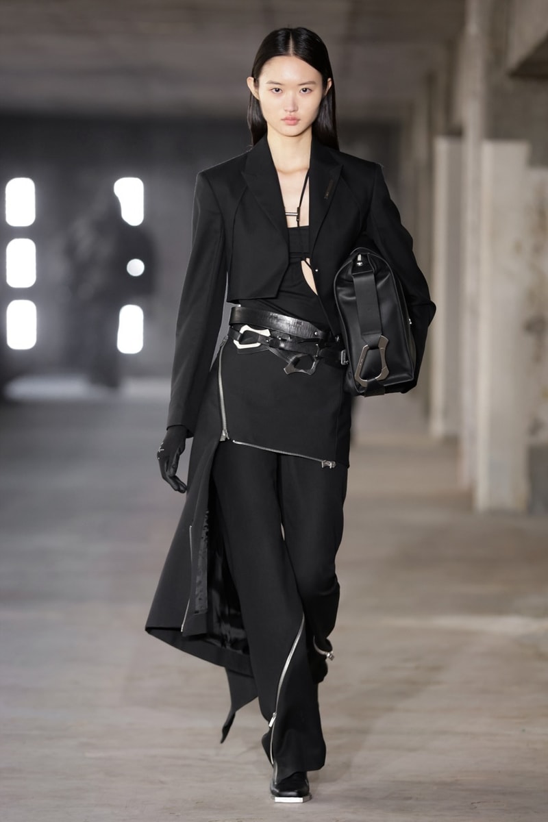 heliot emil paris fashion week runway show burning man avril lavigne fire