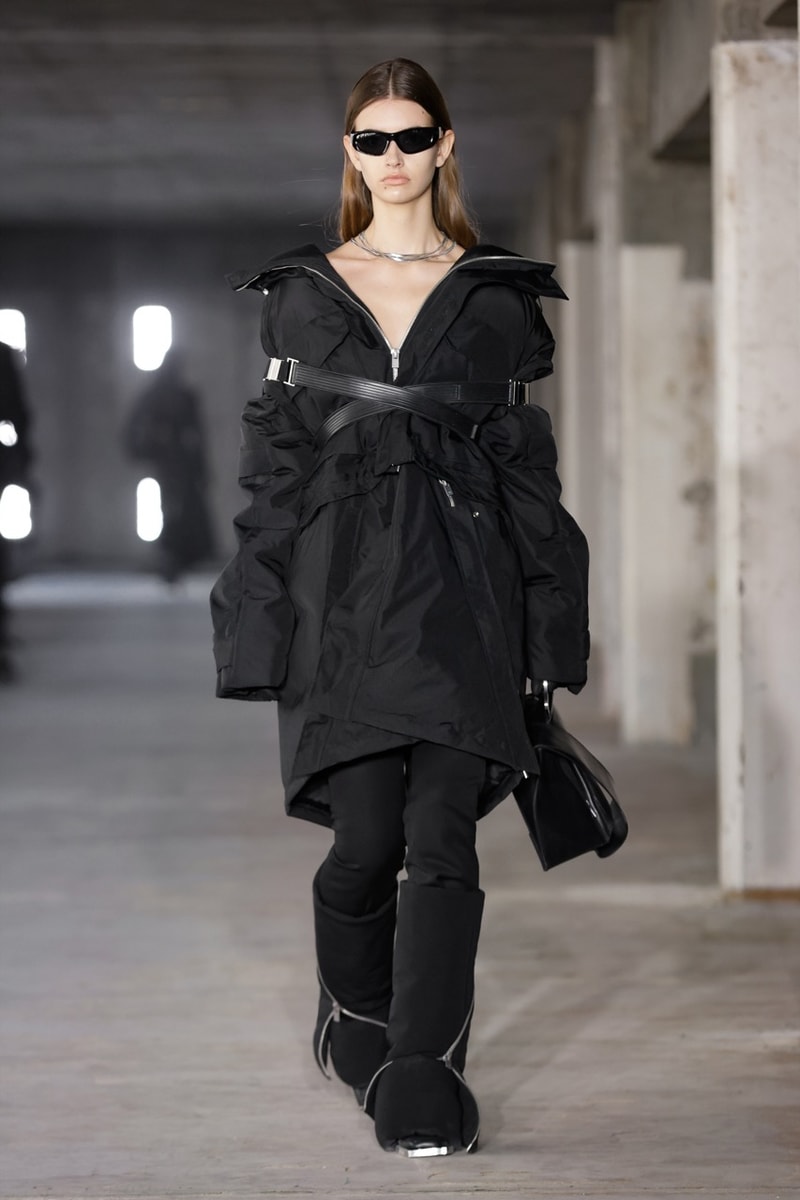 heliot emil paris fashion week runway show burning man avril lavigne fire