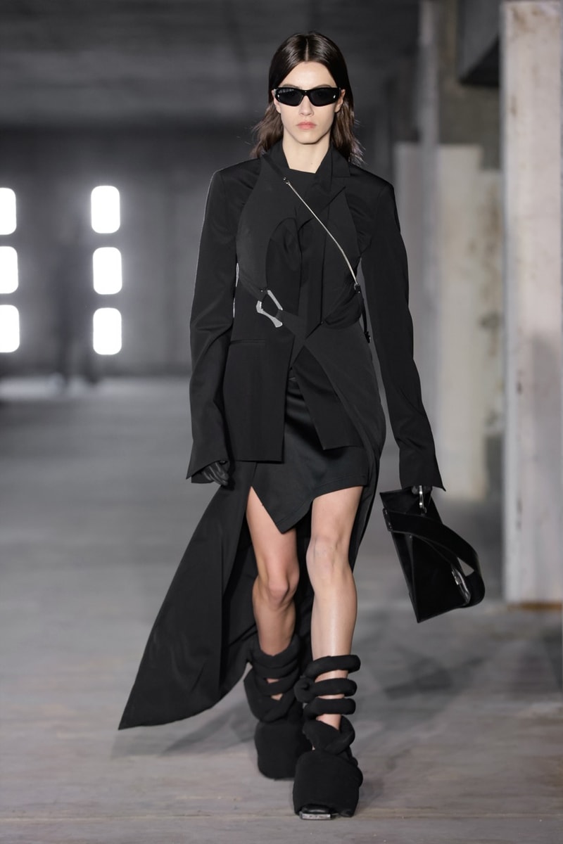 heliot emil paris fashion week runway show burning man avril lavigne fire