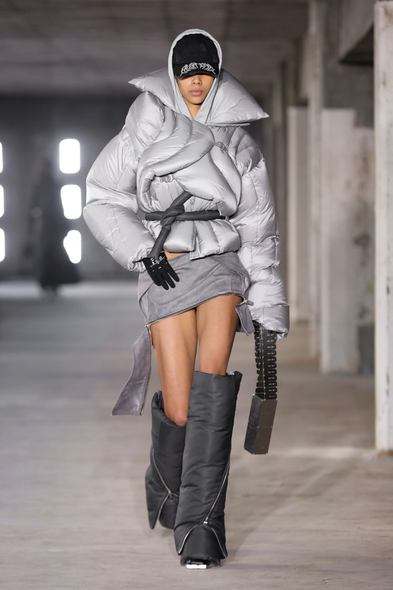 heliot emil paris fashion week runway show burning man avril lavigne fire