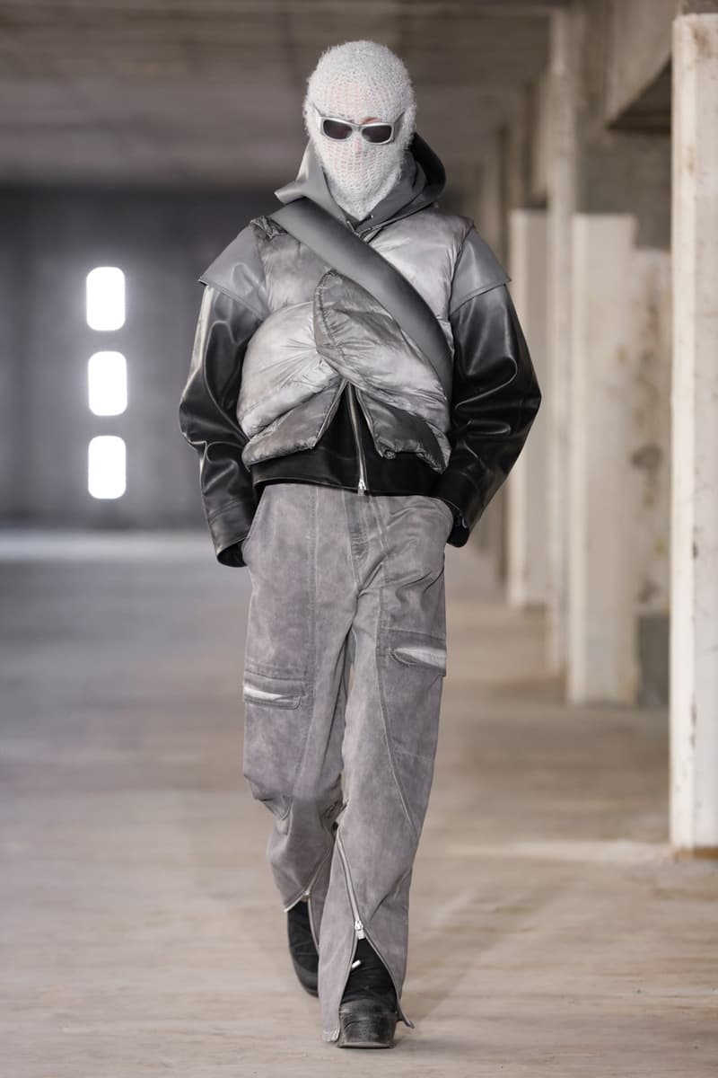 heliot emil paris fashion week runway show burning man avril lavigne fire