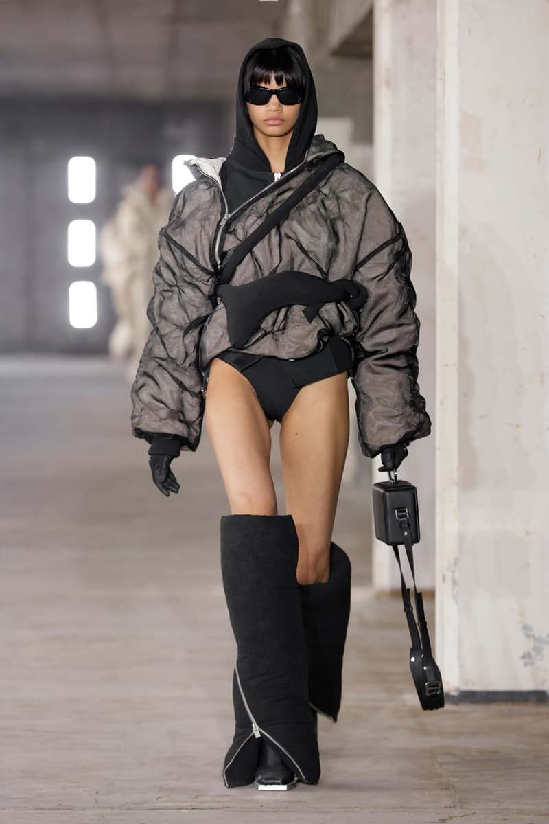 heliot emil paris fashion week runway show burning man avril lavigne fire