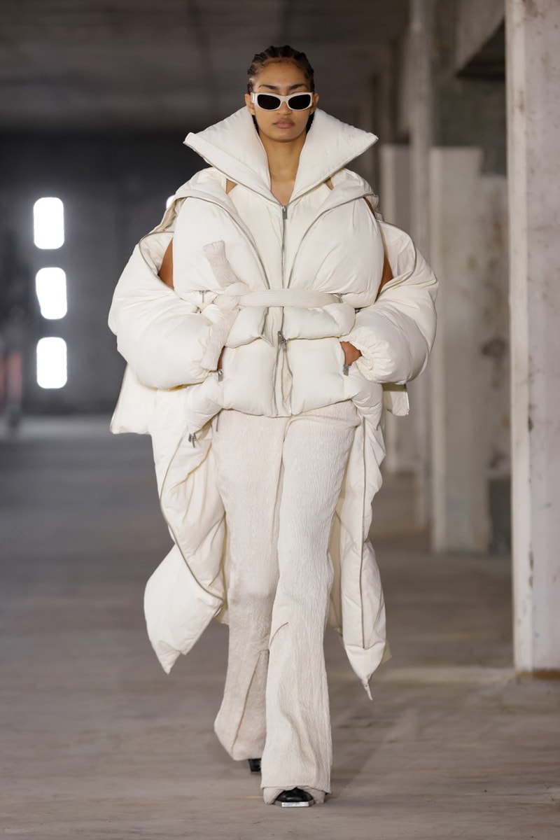 heliot emil paris fashion week runway show burning man avril lavigne fire